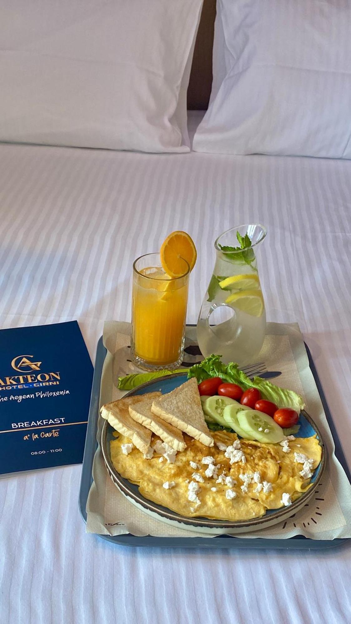 Akteon Girni Hotell Paralía Eksteriør bilde